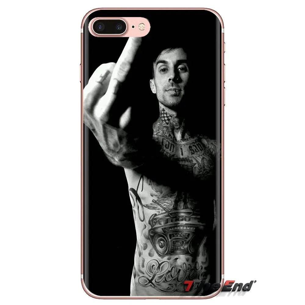 Мягкий прозрачный чехол для Xiaomi Redmi 4A S2 Note 3 3S 4 4X5 Plus 6 7 6A Pro Pocophone F1 Blink 182 Travis Barker Drummer |
