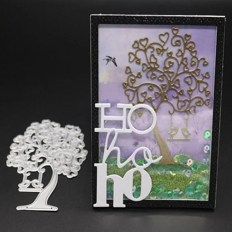 Glita Creatif деревья новые металлические режущие штампы для поделок Скрапбукинг