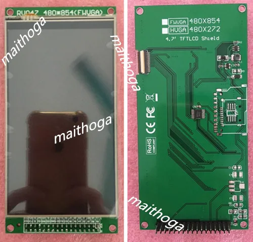 IPS 4 7 дюймовый 16M TFT ЖК экран с печатной платой (Touch/No Touch) HX8363B Драйвер IC 8/16Bit 8080
