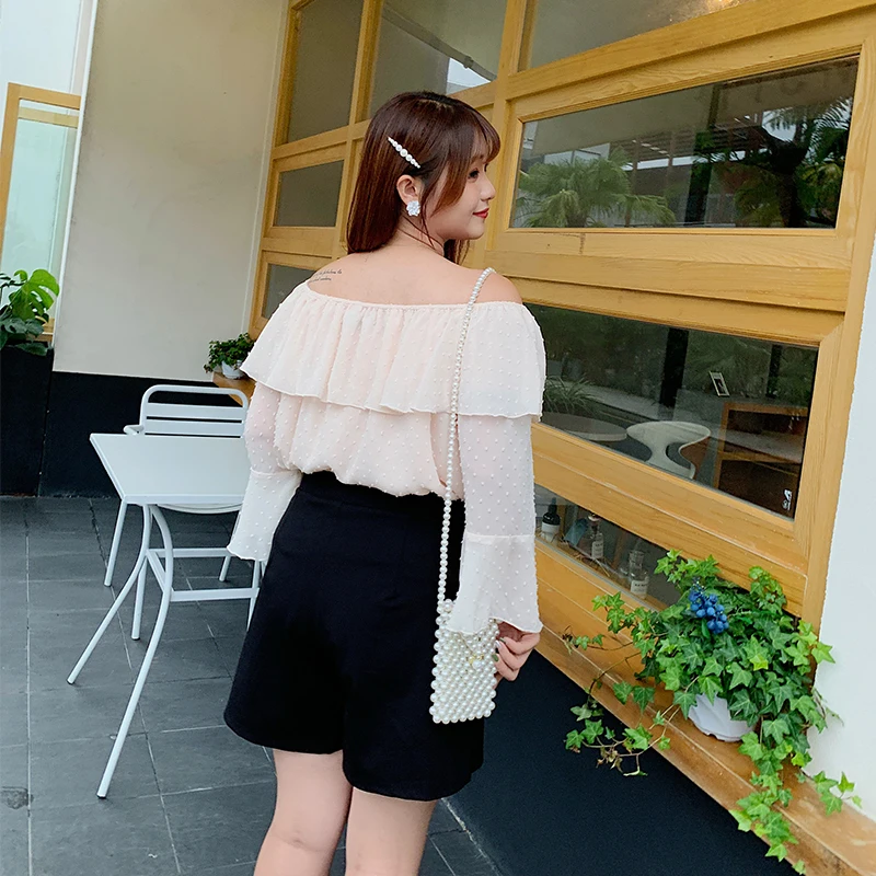 Сексуальная юбка большого размера в Корейском стиле лето 2019 свободная подходит