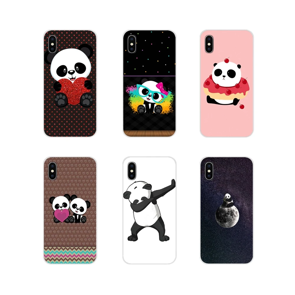 Аксессуары чехлы для телефонов Samsung Galaxy S3 S4 S5 Mini S6 S7 Edge S8 S9 S10 Lite Plus Note 4 5 8 9 Panda Dab