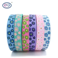 hl 1 50100 yards printed flowers grosgrain ribbons wedding party decorative diy gift box wrapping belt making hair bows