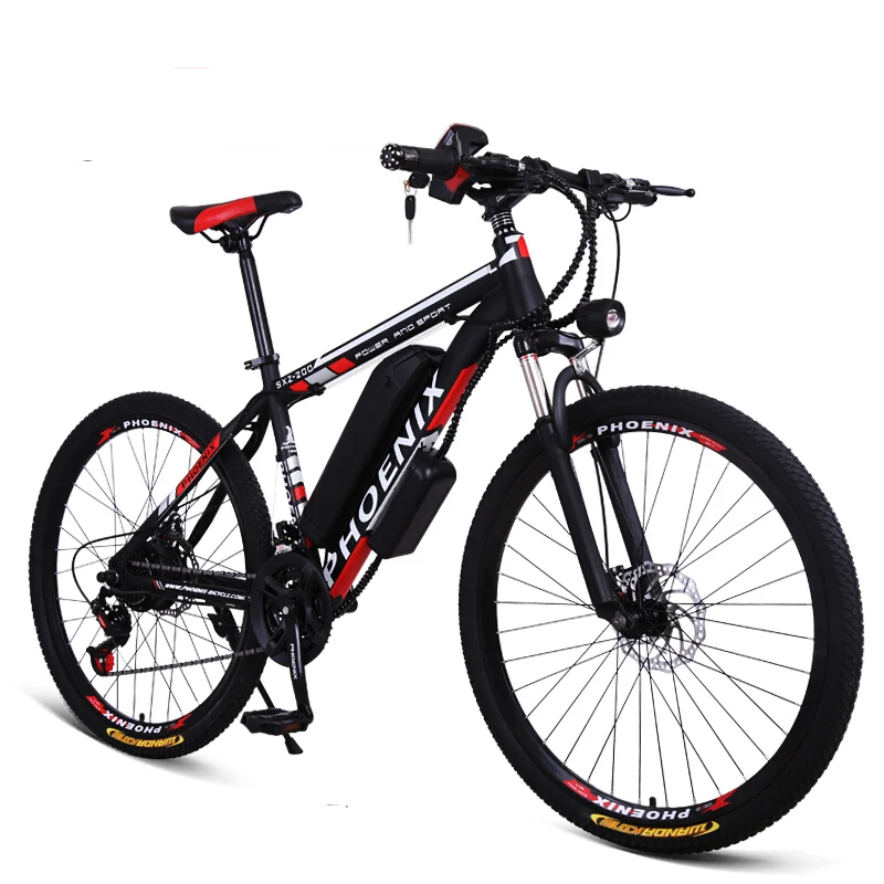 Электрический горный велосипед 26 дюймов 36В 250 Вт мотор 21/27 скоростей ebike для