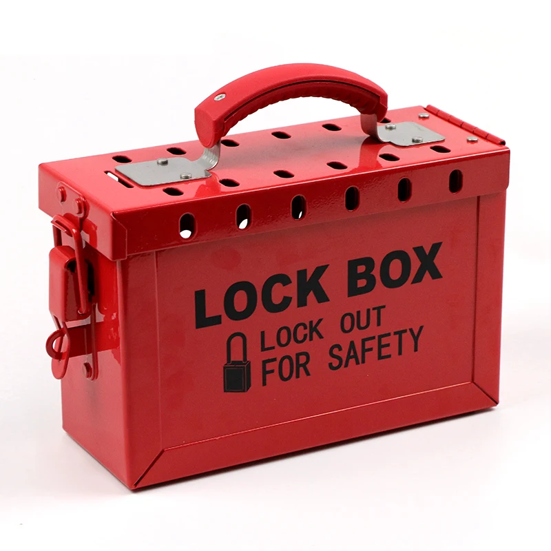 Lockey Red Group Loto 13 замков безопасная стальная блокировка маркировочная коробка для