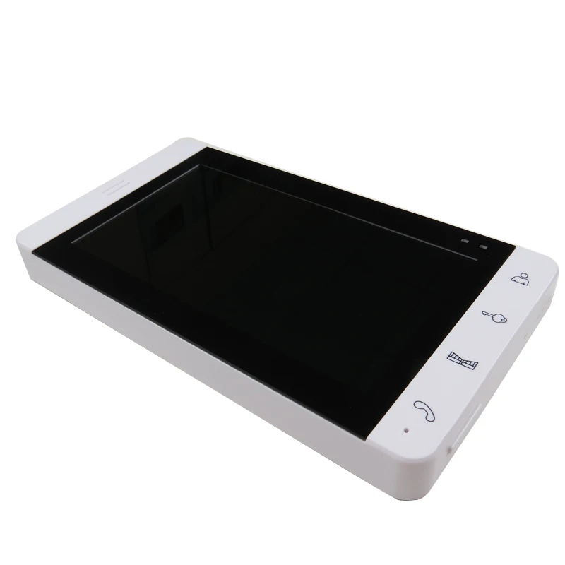 Новый проводной 7 &quotцветной TFT lcd белый сенсорный экран видео домофон комплект