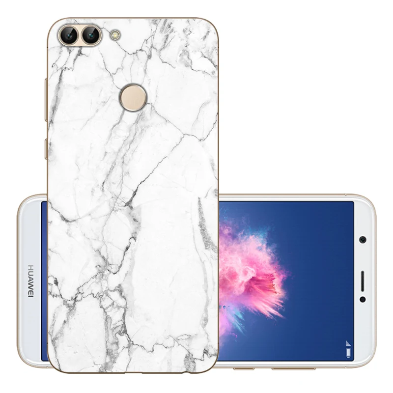 BDL Чехол для huawei P Smart, силиконовый чехол, Enjoy 7 s, задняя крышка для телефона, мягкий ТПУ, 5,65 дюймов, для huawei P Smart FIG-LX1, Роскошные Защитные чехлы - Цвет: BDL