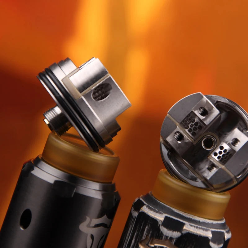 Новинка атомайзер THC Tauren RDA Tank ThunderHead Creation вейп с золотым покрытием 510 и BF pin для