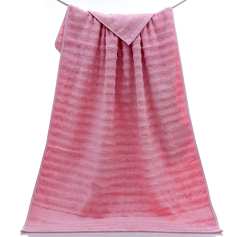 Банное полотенце из бамбукового волокна с большими волнами высокие и низкие