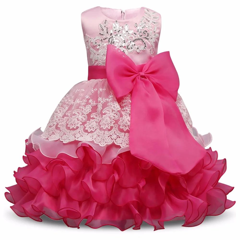 Baby Girl Ball Gown Dresses Tutu Birthday Dress Girls Kids Princess Party Evening Formal Wear Costume Children Clothing | Детская одежда