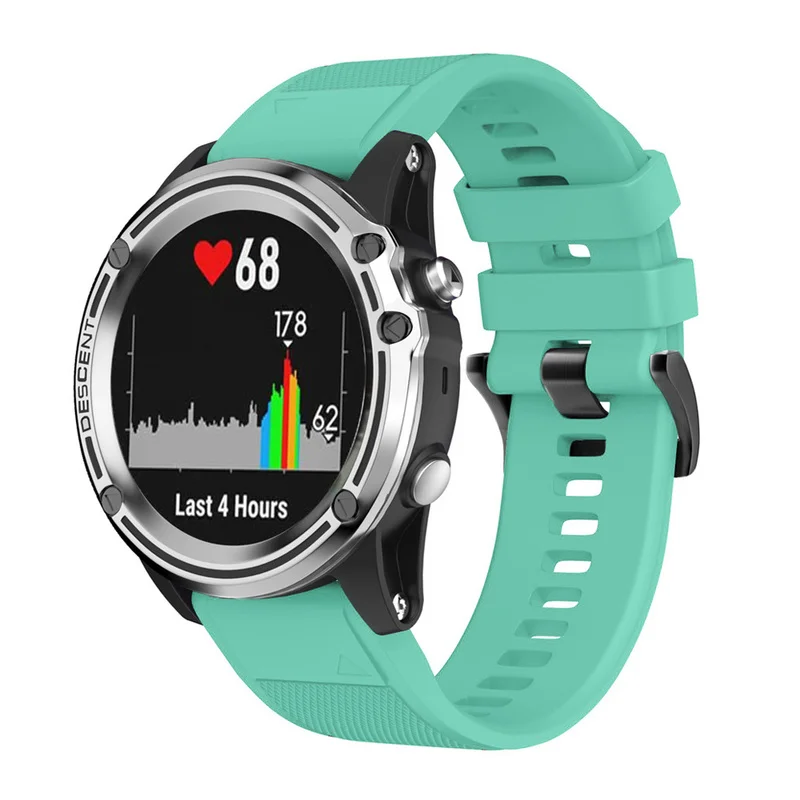 26 22 20 мм ремешок для часов Garmin Fenix 5X 5 5S 3 3HR D2 S60 GPS часы быстросъемный силиконовый