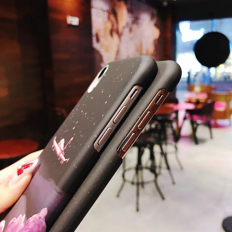 Ottwn Earth Moon Planet чехол для телефона s для iPhone 11 Pro Max 6 6S 7 8 Plus X XR XS MAX Жесткий PC парный чехол Звездный матовый чехол для телефона