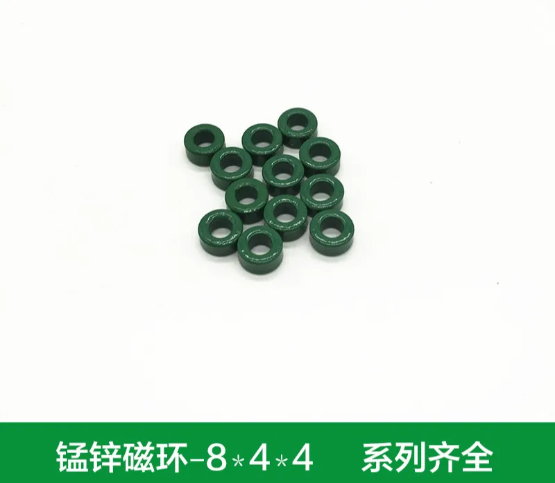 

100pcs Mn-Zn Ferrite High Permeability Magnetic Ring 8*4*4mm Filter Anti-jamming Core