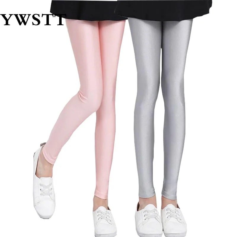 

Kids 2018 Girls Leggings Children'sTrousers Spring Autumn Shiny Leggings Pants Girls pPants 4 6 8 10 12 Girls Dance pants