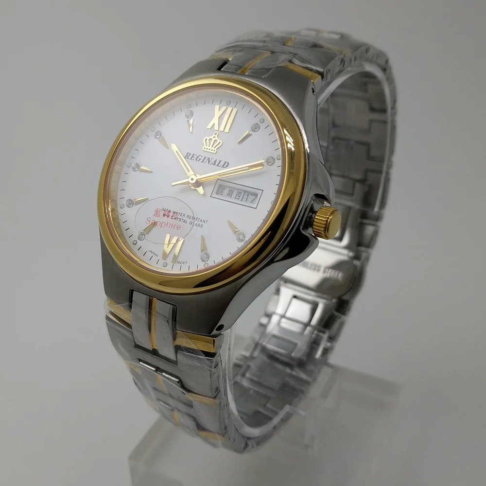 2016 Популярные Бренди Мужчины Часы Сапфировое Стекло SS группа Бизнес Нержавеющей