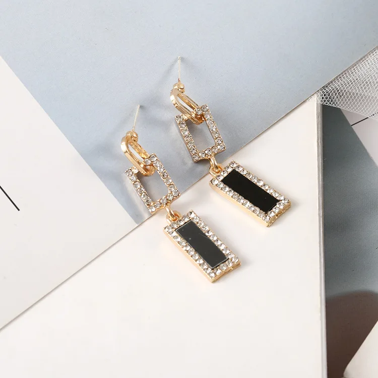 Eleple Dropshipping Trendy Geometric Dangle Earrings for Woman Nightclub Special Earring Party Fashion Jewelry Supplier B1024 | Украшения и