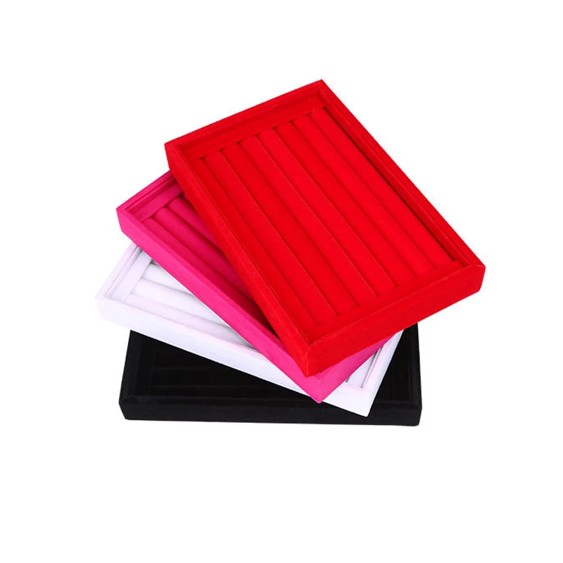 FUNIQUE бархатная подставка-держатель для ювелирных изделий Прямоугольник