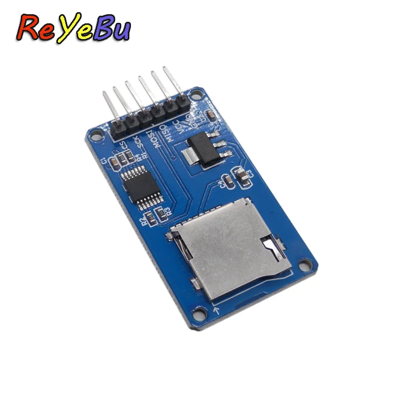 5 шт./лот адаптер для Micro SD карты модуль SPI интерфейс Мини TF кардридер