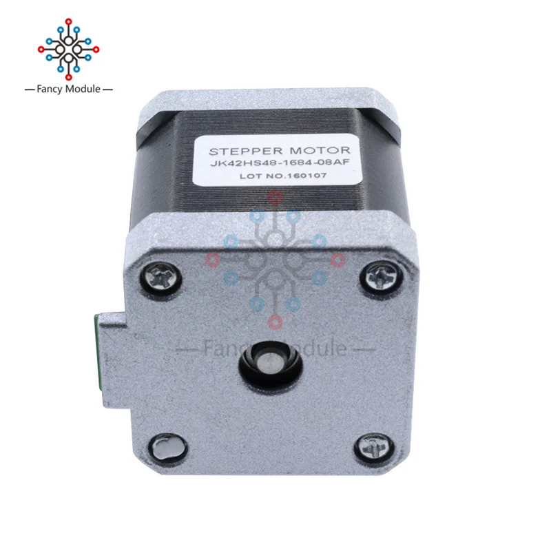 JK42HS48 1684 2A 12V Новый Nema17 1 8 градусов 42 мм гибридный шаговый двигатель 4 провода для 3D