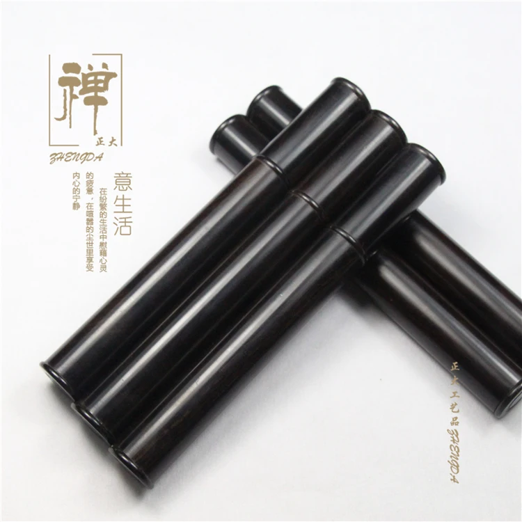 Zhengda Tan ebony короткий pull фиолетовый рот благовония коробка благовоний