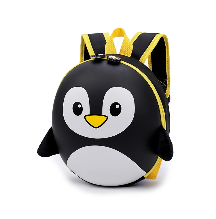 Детский рюкзак 3D mochila escolar menino, новинка, EVA Penguin, школьный рюкзак с жестким корпусом, милый мультяшный мини-рюкзак для детей, милые сумки