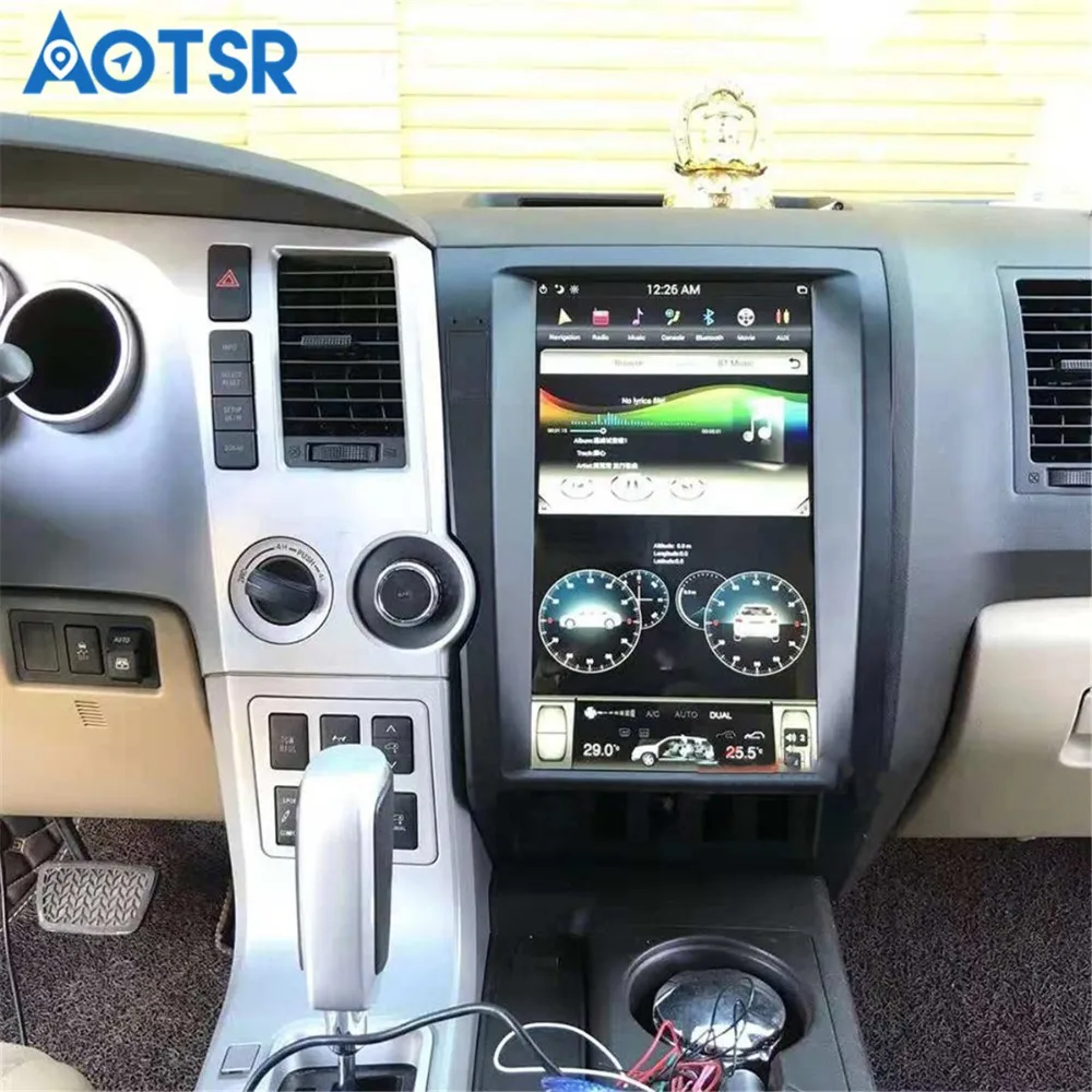 13,6 дюймов Android 8,1 rom 64 ГБ Автомобильный gps навигатор плеер для TOYOTA Tundra 2007-2013 головное устройство стерео Мультимедиа автомобильный dvd-плеер