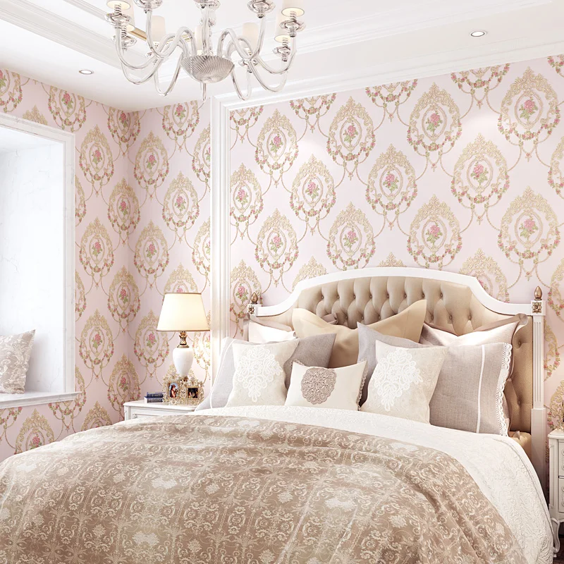 2019 пасторальное Зеркало Цветы Наклейки на обои Сладкий Свадебный декор для