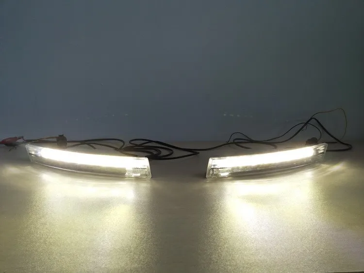 SMK Новое поступление для VW Passat B6 led drl Дневной ходовой светильник передний с функцией поворота светильник наивысшего качества дизайн