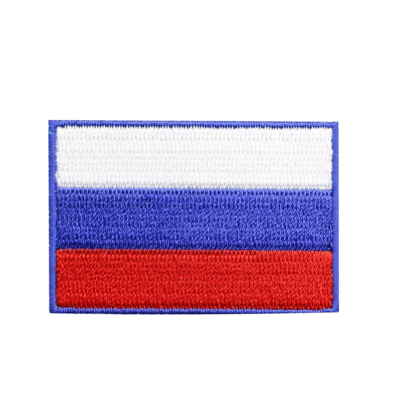 Высокое качество Маленький Железный на России флаг патчи патриотические Военные