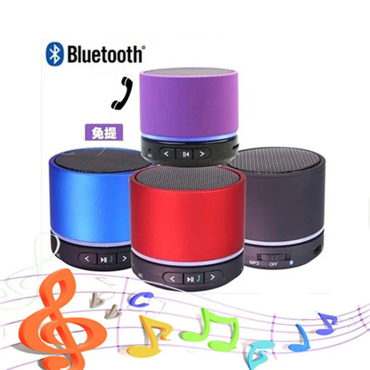 S11 led Bluetooth динамик беспроводной мини HiFi музыкальный плеер с микрофоном для MP4 MP3