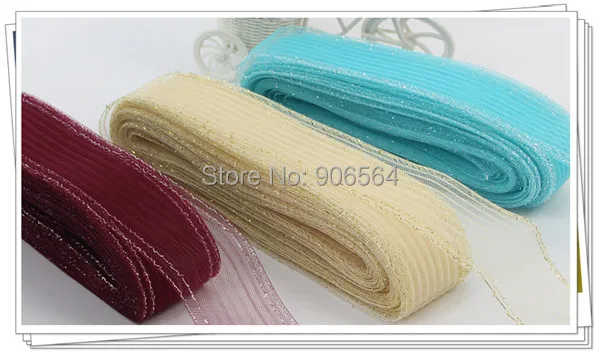 2 75 дюйма (7 см) с серебряными обрезками термоусадочные кринолиновые конские