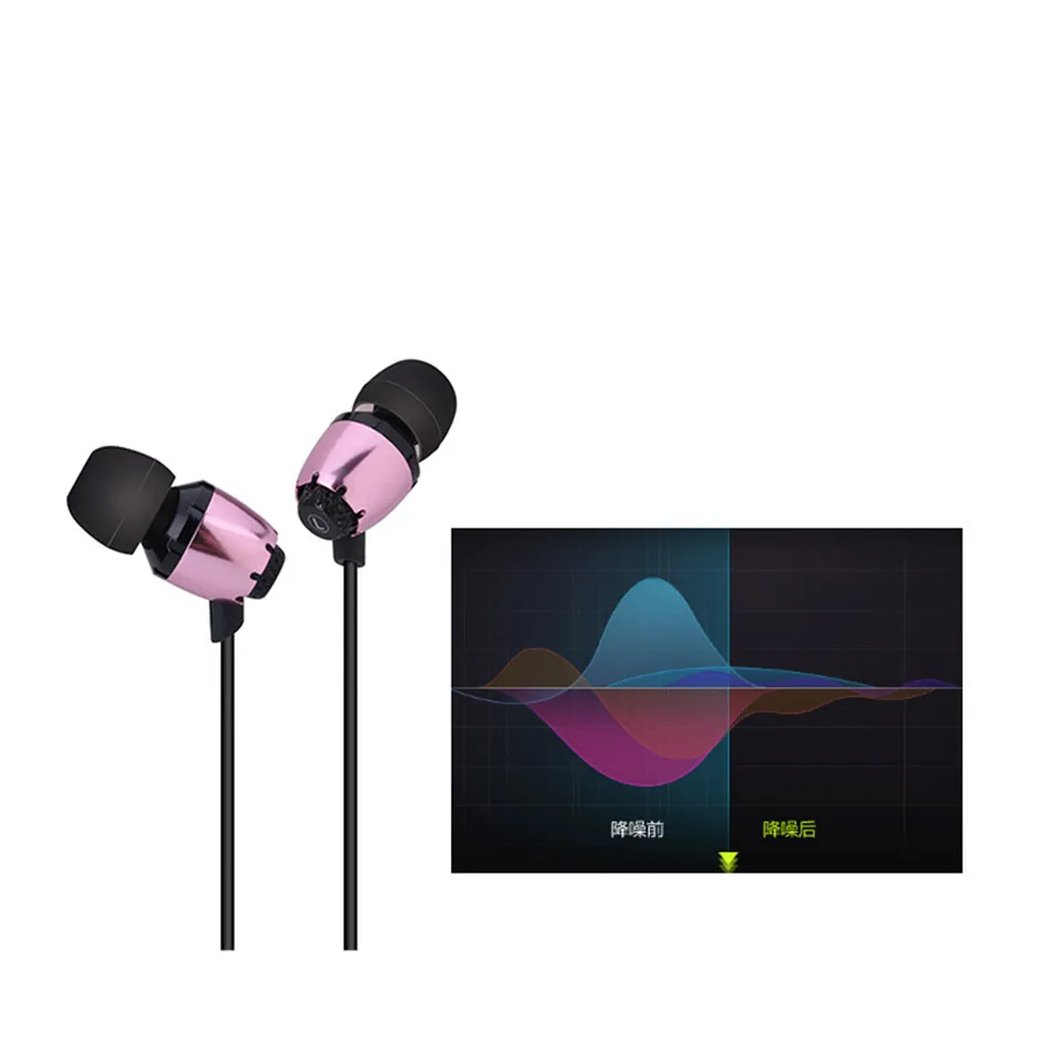 Abingo S600i вкладыши бас гарнитура с микрофоном стерео Hifi наушники 3,5 мм разъем проводные наушники регулятор громкости для Xiaomi/samsung