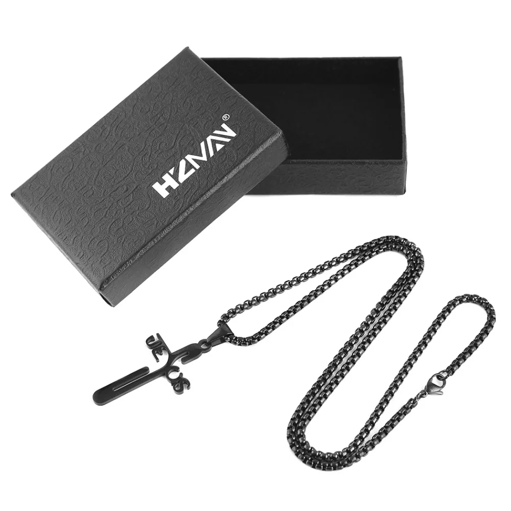 HZMAN мужское и женское ожерелье из нержавеющей стали Властелин молитвенный кулон