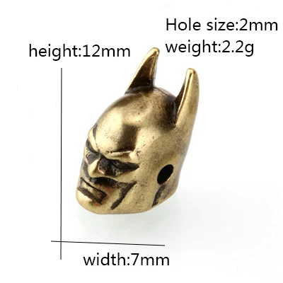 AC1845Antique gold Бусины с черепом, микро проложенный CZ бисер, прозрачный кубический цирконий, антикварные медные бусины для изготовления ювелирных изделий, сделай сам, браслет, ожерелье, Паракорд, бисер - Цвет: AC1845Antique gold