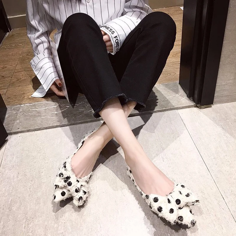 Удобная обувь для работы Для женщин 2019 Весенняя повседневная на плоской подошве