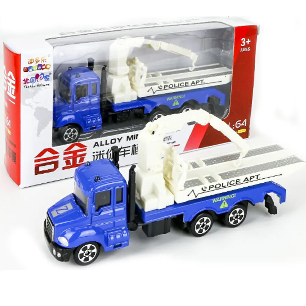 Черный Игрушки автомобиль для детей мини литой автомобиль модель 1: 64 сплав инженерный автомобиль грузовик вилочный погрузчик модель мальчик детский подарок на день рождения - Цвет: Черный