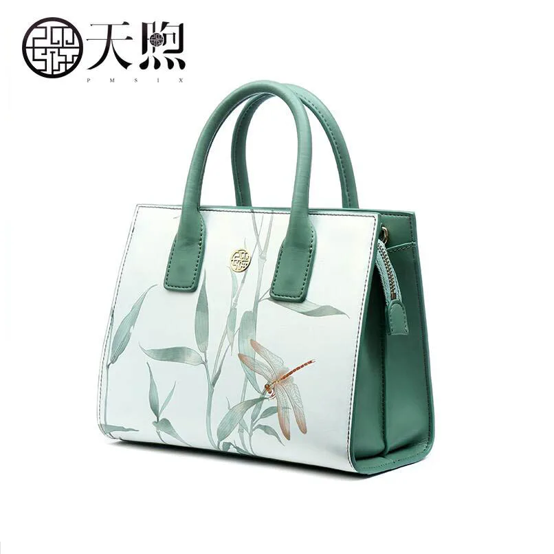 Pmsix 2020 новые женские кожаные сумки известных брендов роскошные простые