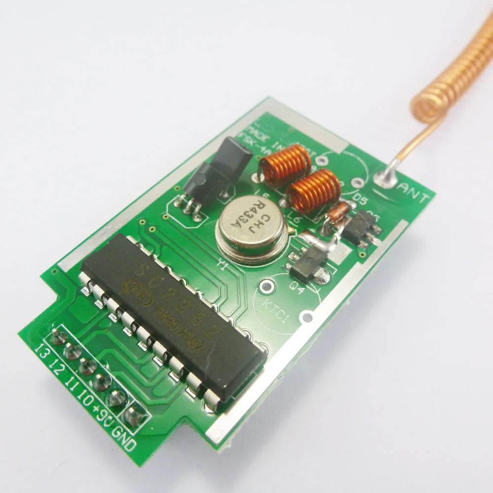 DC9V 433M 4Ch PT2262 ASK OOK RF беспроводной фотомодуль для Arduino UNO MEGA2560 DUE MCU ARM|module board|module classmodule