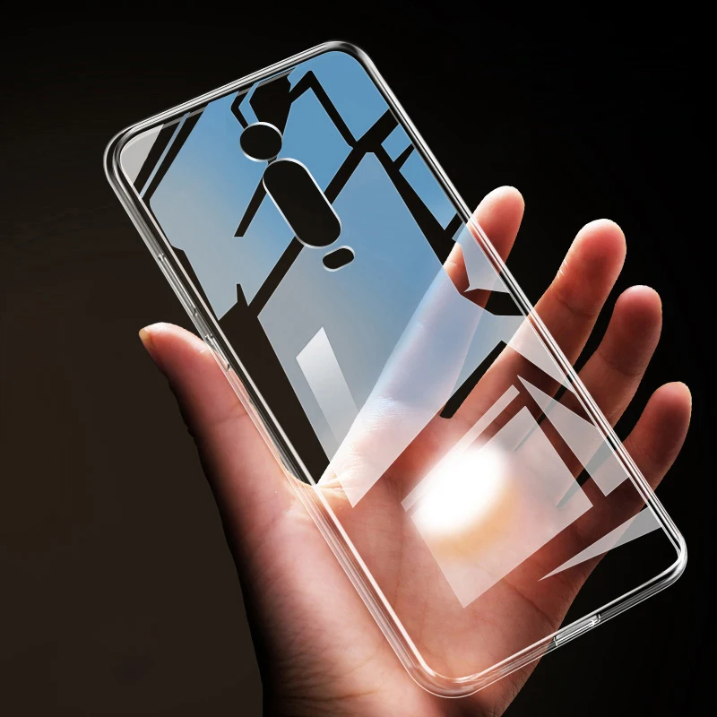 Для Xiaomi Redmi Note 7 K20 6A 6 Pro Чехол для телефона Роскошный ультра тонкий прозрачный