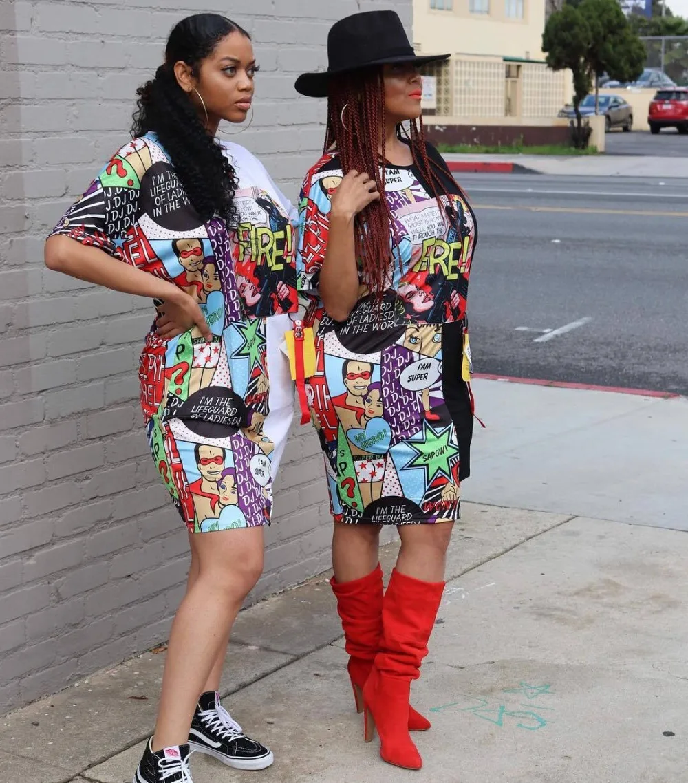 2019 fashion dresses for women/lady Elegant loose sleeves african traditional print lady/women | Тематическая одежда и