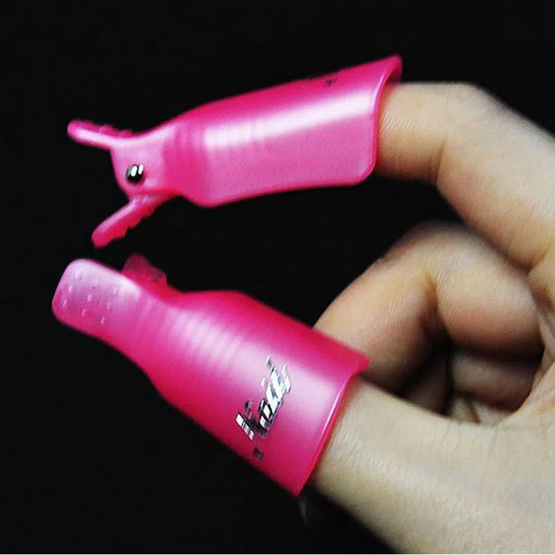 10 шт./лот средство для удаления гель лака съемник ногтей инструмент с зажимом