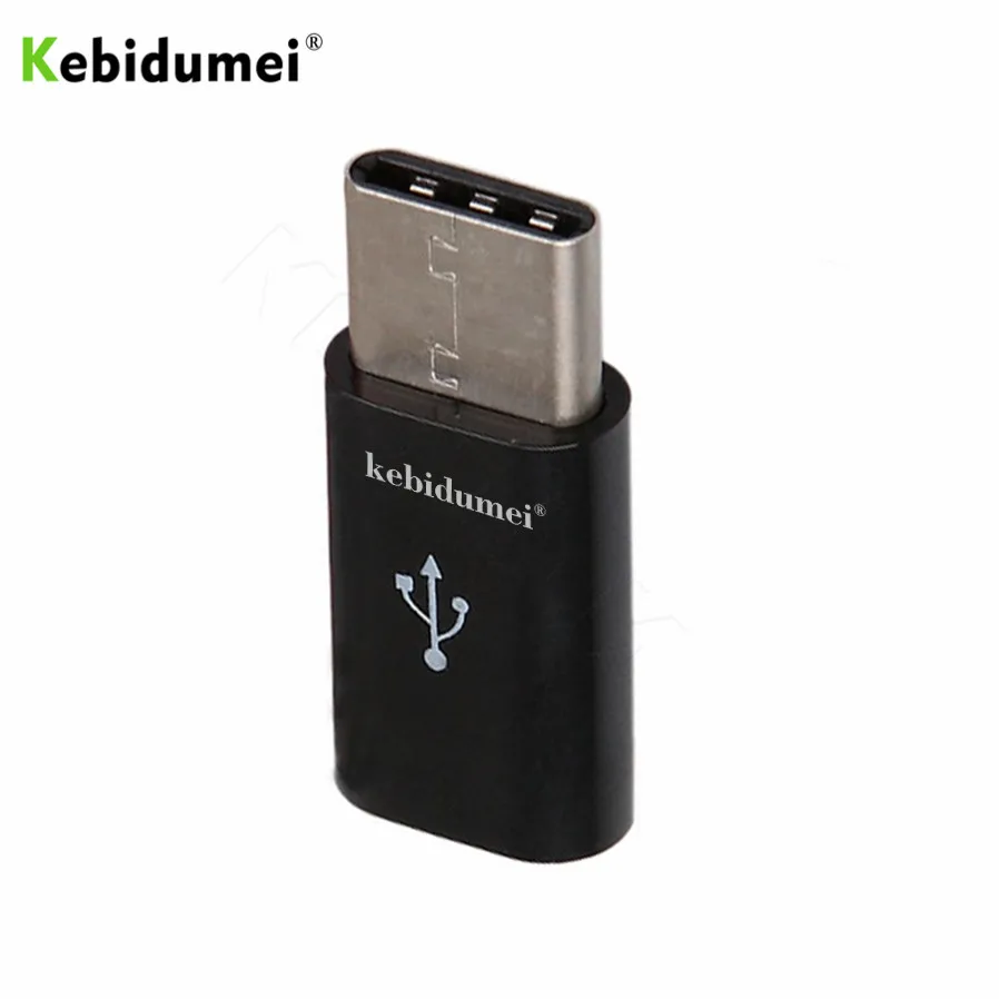 Kebidumei 5 шт. USB 3 1 Type C Штекерный разъем к Micro гнездовой конвертер 2 0 5Pin адаптер для