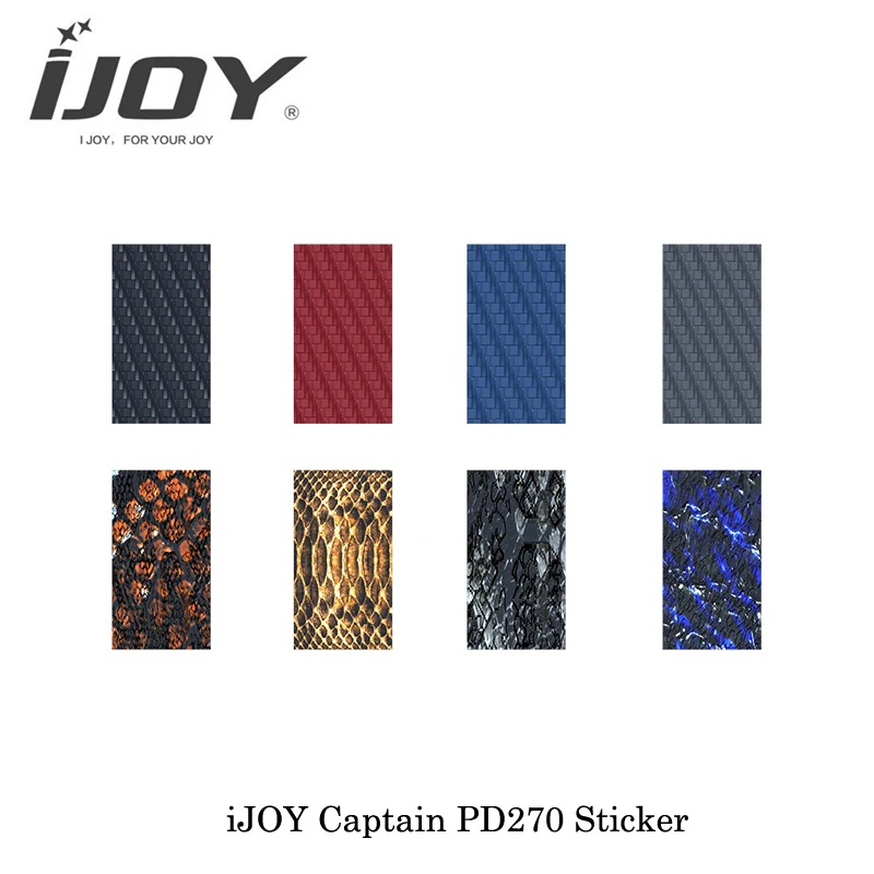 2 шт./лот новые электронные сигареты Аутентичные ijoy капитан pd270 наклейка