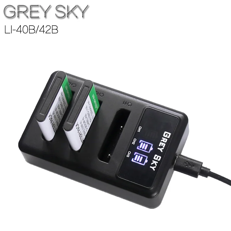 Li-40B LI-42B LI 40B 42B LI40B батареи+ ЖК USB зарядное устройство для FUJIFILM NP-45 NP 45 NP45 NP 45A 45B 45S для Nikon EN-EL10
