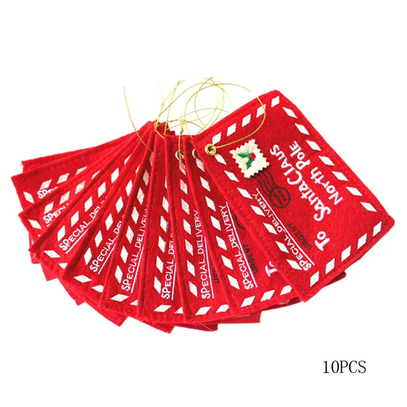10pcs Christmas decoration For Home Envelope Cards Candy Bag Decorations enfeites de natal | Дом и сад