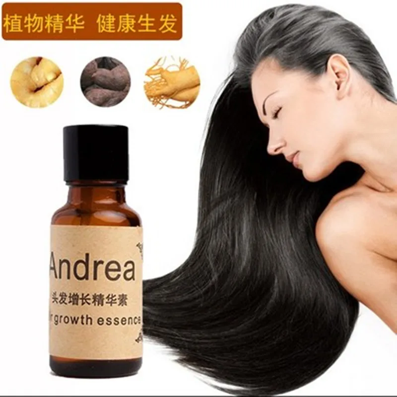 

Huile Essentielle Essential Oils Andrea Hair Growth Essence Loss Liquid 20ml Dense Fast Sunburst Grow Restoration Pilatory