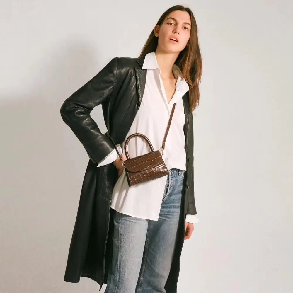 Bolsa Feminina, модная сумочка с крокодиловой ручкой, дизайнерская женская сумка через плечо, мини-сумка через плечо для женщин, Sac