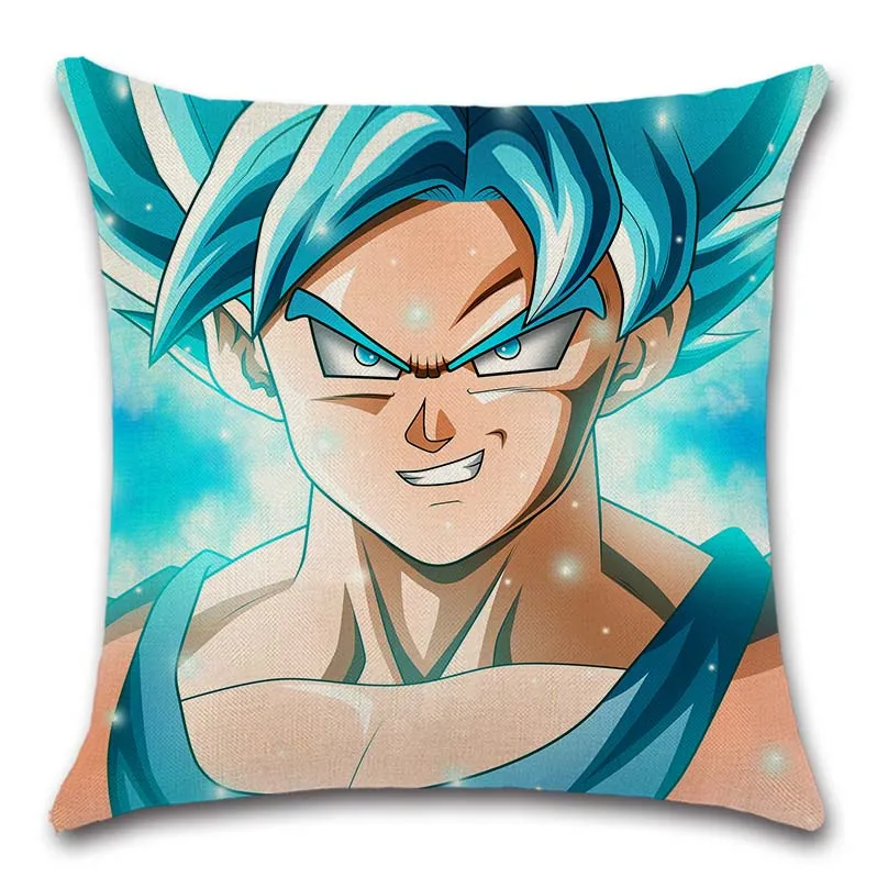 Мультфильм Dragon ball Сон Гоку Чехлы вечерние декоративный стул магазин сиденья домашнее украшение для дивана дети друг подарок настоящее наволочка