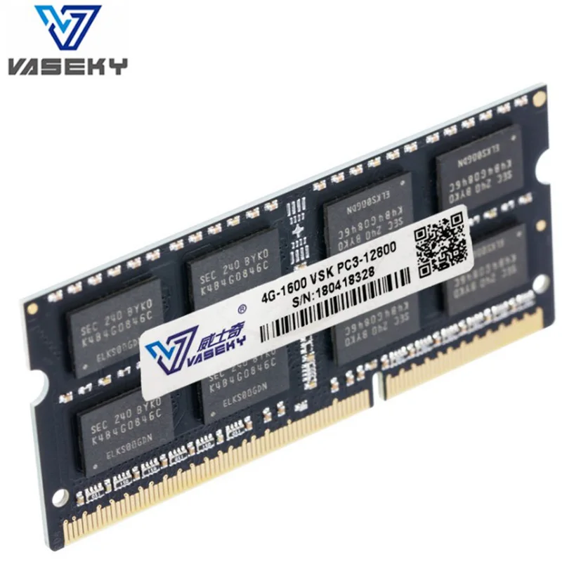 Vaseky Ram DDR3 4GB 1600 MHz Notebook Memory 204pin 1.5V sell 2GB/4GB/8GB New DIMM Full Compatibility | Компьютеры и офис