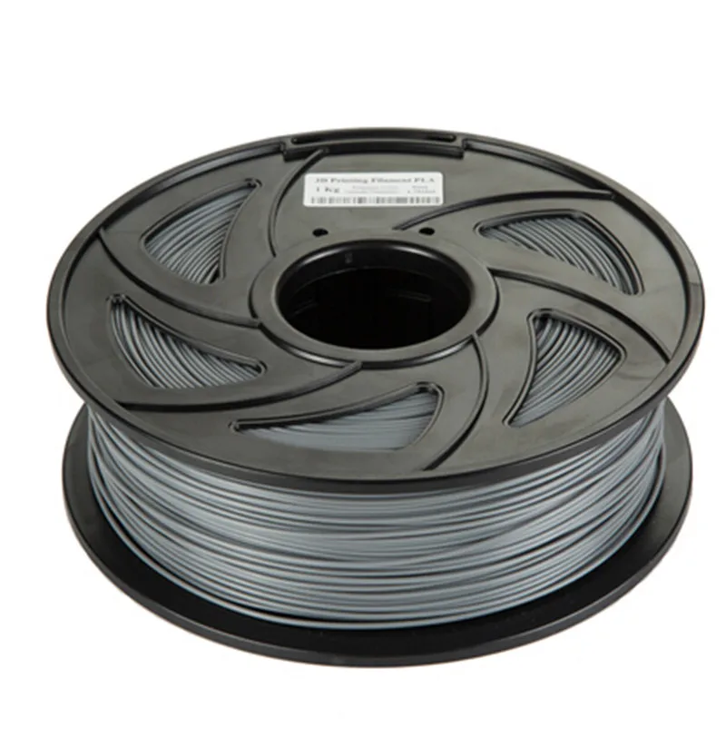 gray Pla нити 1,75 1 кг для 3D-принтеры материалы Пластик без блока мульти-Цвет Pla 1 кг-пластиковым наполнителем, поставщиков Pla-22 - Цвет: gray