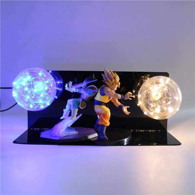 Dragon Ball Z Фигурки Гоку отец Веджета супер сайян борется вместе Kamehameha аниме